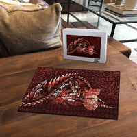 Personalised All Red New Zealand Darts Puzzle Aoteroa Fern Maori Galaxy Style - Polynesian Pride