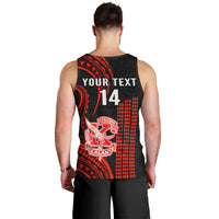 Personalised Hawaii Kalani High School Men Tank Top Polynesian Kakau Pattern LT14 - Polynesian Pride