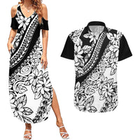 polynesia-couples-matching-summer-maxi-dress-and-hawaiian-shirt-polynesian-tropical-flowers-black-pastel-vibes