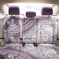 Polynesia Back Car Seat Cover Polynesian Tropical Flowers Purple Pastel Vibes LT14 - Polynesian Pride