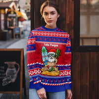 Custom Guam Christmas Ugly Christmas Sweater Guaman Santas Felis Pasgua LT14 - Polynesian Pride