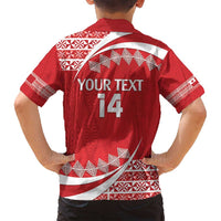 Custom Mate Maa Tonga Family Matching Puletasi and Hawaiian Shirt 2024 Go Champions