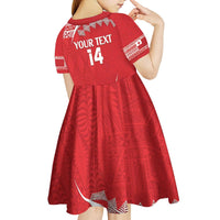 Custom Mate Maa Tonga Kid Short Sleeve Dress 2024 Go Champions