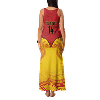 Papua New Guinea Rugby Custom Family Matching Tank Maxi Dress and Hawaiian Shirt Go Kumuls PNG - Polynesian Pattern LT14 - Polynesian Pride
