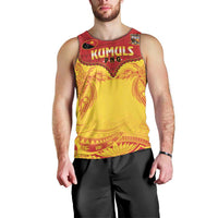 Papua New Guinea Rugby Custom Men Tank Top Go Kumuls PNG - Polynesian Pattern