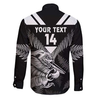 Aotearoa Silver Fern Rugby Custom Family Matching Short Sleeve Bodycon Dress and Hawaiian Shirt 2024 Go Kiwi LT14 - Polynesian Pride
