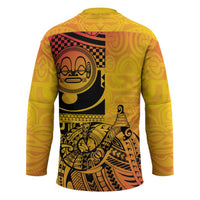 Marquesas Islands Hockey Jersey Marquesan Matatiki Fish Hook Patutiki - Polynesian Pride