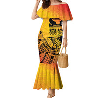 Marquesas Islands Mermaid Dress Marquesan Matatiki Fish Hook Patutiki - Polynesian Pride