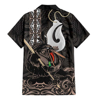 Aotearoa Hei Matau Family Matching Mermaid Dress and Hawaiian Shirt Haka Kiwi Mix Maori Mangopare LT14 - Polynesian Pride
