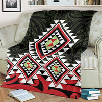Kia Ora Aotearoa Blanket 2025 Pasifika Maori Taniko Motifs