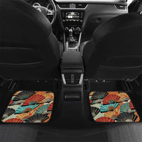 Japanese Geisha Katana Car Mats Japan Sensu Seigaiha Pattern - Polynesian Pride