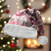 Japanese Daruma Doll Palaka Christmas Santa Hat Cherry Blossoms With Shell Lei