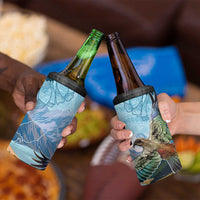 New Zealand South Island 4 in 1 Can Cooler Tumbler Te Waipounamu Aoraki Kea Bird LT14 - Polynesian Pride
