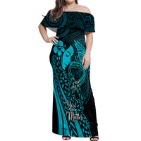 Polynesia World Ovarian Cancer Day Off Shoulder Maxi Dress You Matter Polynesian Women