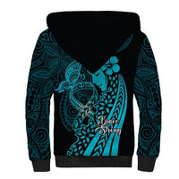Polynesia World Ovarian Cancer Day Sherpa Hoodie You Matter Polynesian Women LT14 - Polynesian Pride