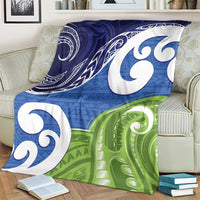 Southland New Zealand Blanket Maori Koru Flag Color LT14 - Polynesian Pride