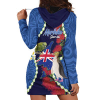 Southland Anniversary Day Hoodie Dress Murihiku 1861 Maori Bird Mix Pohutukawa