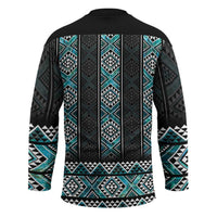 Paua Shell Taniko Pattern Aotearoa Hockey Jersey Niho Taniwha Mix Poutama - Polynesian Pride