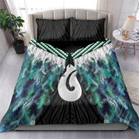Aotearoa Korowai Motif Bedding Set Hei Matau Poutama Maori Pattern