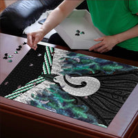 Aotearoa Korowai Motif Puzzle Hei Matau Poutama Maori Pattern - Polynesian Pride