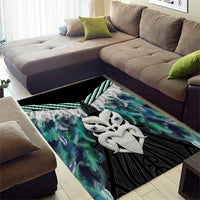 Aotearoa Korowai Motif Area Rug Maori Wheku Poutama LT14 - Polynesian Pride