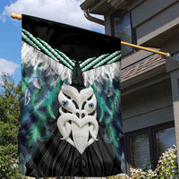 Aotearoa Korowai Motif Garden Flag Maori Wheku Poutama LT14 - Polynesian Pride