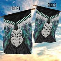 Aotearoa Korowai Motif Garden Flag Maori Wheku Poutama LT14 - Polynesian Pride