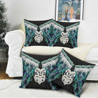 Aotearoa Korowai Motif Pillow Cover Maori Wheku Poutama LT14 - Polynesian Pride