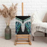 Aotearoa Korowai Motif Canvas Wall Art Maori Tane Poutama LT14 - Polynesian Pride