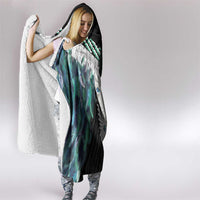 Aotearoa Korowai Motif Hooded Blanket Maori Tane Poutama
