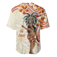 Heiva i Tahiti Baseball Jersey Ori Tahitian Dance Tiare Maori