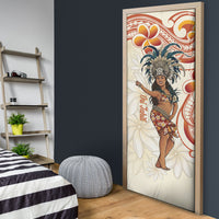 Heiva i Tahiti Door Cover Ori Tahitian Dance Tiare Maori