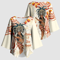 Heiva i Tahiti Kimono Sleeve Blouse Ori Tahitian Dance Tiare Maori