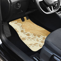 Heiva i Tahiti Car Mats Tahitian Tiare Maori Cowrie Lei Brown