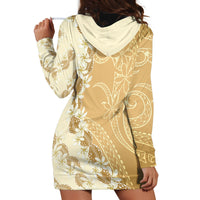 Heiva i Tahiti Hoodie Dress Tahitian Tiare Maori Cowrie Lei Brown LT14 - Polynesian Pride