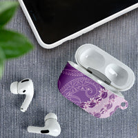 Heiva i Tahiti AirPods Case Tahitian Tiare Maori Cowrie Lei Purple