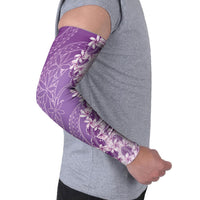 Heiva i Tahiti Arm Sleeves Tahitian Tiare Maori Cowrie Lei Purple