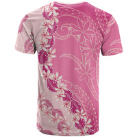 Heiva i Tahiti T Shirt Tahitian Tiare Maori Cowrie Lei Pink