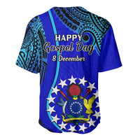 8 December Pukapuka Island Gospel Day Baseball Jersey Cook Islands Tribal Pattern LT14 - Polynesian Pride