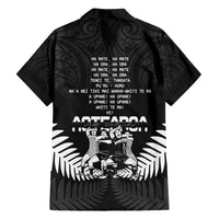 New Zealand Silver Fern Rugby Family Matching Off Shoulder Maxi Dress and Hawaiian Shirt Haka Dance With Aotearoa Maori Pattern LT14 - Polynesian Pride