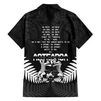 New Zealand Silver Fern Rugby Family Matching Short Sleeve Bodycon Dress and Hawaiian Shirt Haka Dance With Aotearoa Maori Pattern LT14 - Polynesian Pride