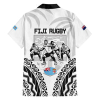 New Zealand And Fiji Tapa Rugby Family Matching Puletasi and Hawaiian Shirt Haka Dance Mix Cibi Dance Together LT14 - Polynesian Pride
