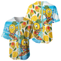 Aloha Hawaii Summer Baseball Jersey Hawaiian Lei Surfing Mango Palaka Motifs