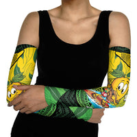 Hawaii Surfing Mango Arm Sleeves Manako Polynesian Fish Hook