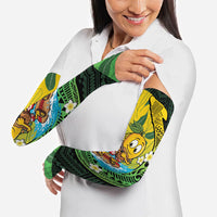 Hawaii Surfing Mango Arm Sleeves Manako Polynesian Fish Hook