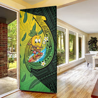 Hawaii Surfing Mango Door Cover Manako Polynesian Fish Hook