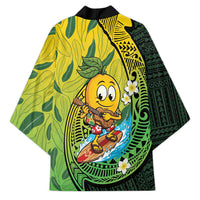 Hawaii Surfing Mango Kimono Manako Polynesian Fish Hook