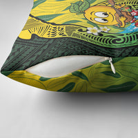 Hawaii Surfing Mango Pillow Cover Manako Polynesian Fish Hook