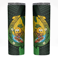 Hawaii Surfing Mango Skinny Tumbler Manako Polynesian Fish Hook