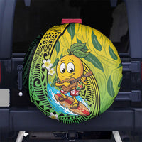 Hawaii Surfing Mango Spare Tire Cover Manako Polynesian Fish Hook